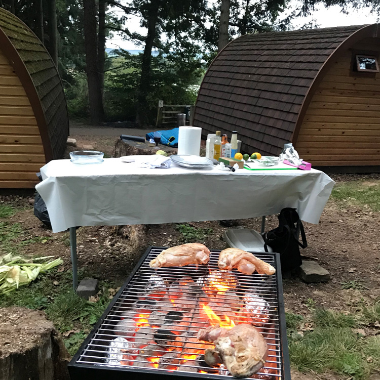 BBQ at Woodside Lodges